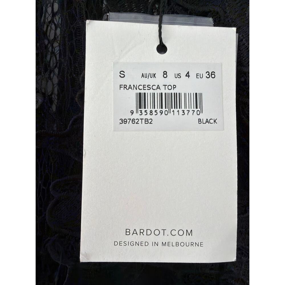 Revolve Francesca Top in Black top size S 4 New NWT - Picture 8 of 13